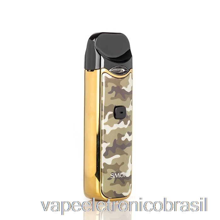 Vape Eletrônico Smok Nord 15w Pod Kit Gold Camo
